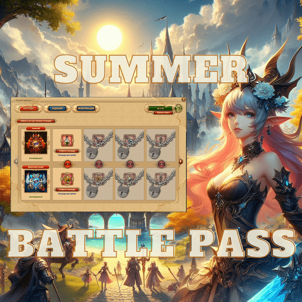 Новый боевой пропуск! 
